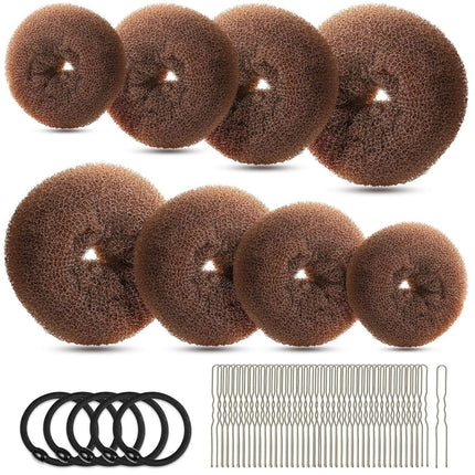Cross-border explosions hair curler set hair pull pin ball head flower bud hair braid artifact bridal hair accessories braided hair