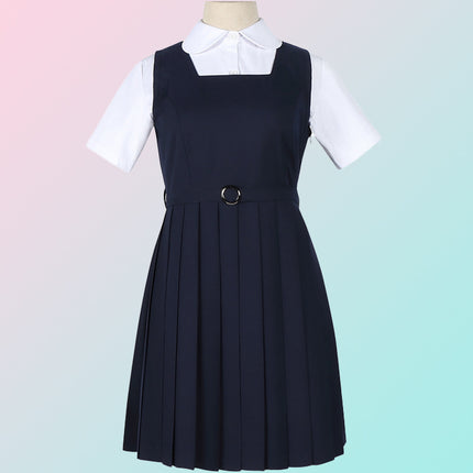 Jumpsuit Vest Dress Cos Chainsaw Man War Devil School Uniform Anime Cosplay Costume Female High School Jk Uniform Skirt