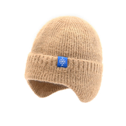 Baotou Cold Hat, Comfortable Hat for Men and Women, Autumn and Winter Ear Protection, Warm Woolen Hat, High Elastic Cold-Proof Cotton Hat, Cross-Border Foreign Trade