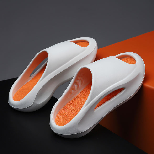 Outdoor Sports Coconut Slippers for Men and Women Summer Outdoor Wear Casual Beach Non-Slip Deodorant Dung Feeling Thick Bottom for Lovers