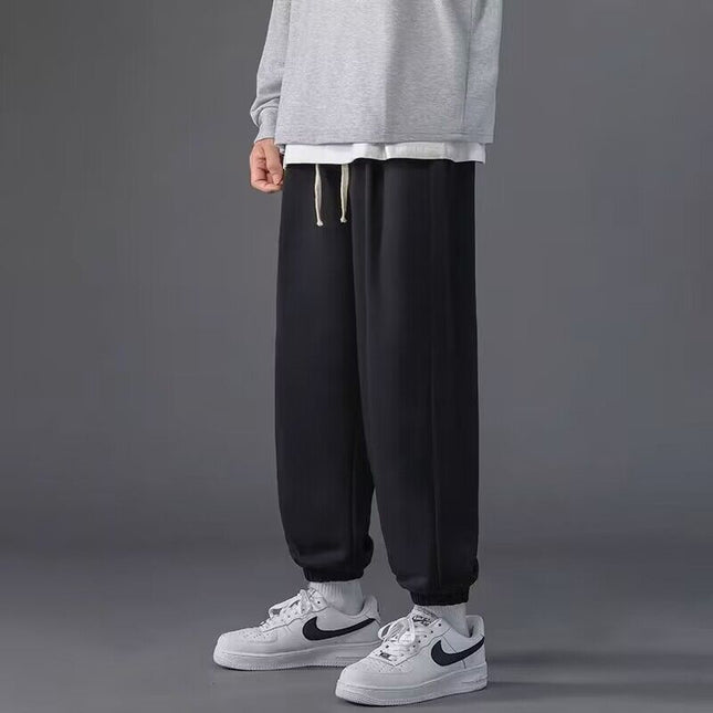 Cross-border wholesale plus size toe pants men's loose tide brand spring and summer thin trend Joker sports casual pants