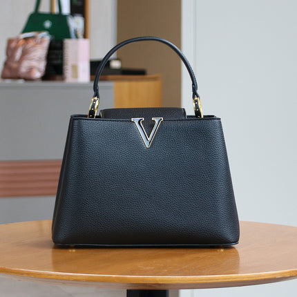 Lady Handbag 2025 Light Luxury High-end Fashion Ladies Handbag Himalayan V-shaped Colorful Gradient Snake Pattern