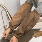 Customized with drawings and samples / [canvas sleeves] light brown
