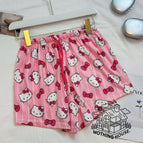 Pink hello kitty shorts / free size (45.00 kg-60.00 kg