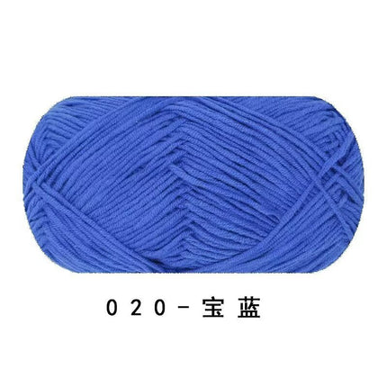 Ruyi Bird Four-Strand Combed Milk Cotton 40g DIY Handmade Crochet Doll Wholesale Wool Ball Ready Stock