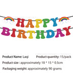 Laqi 15pcs-new rainbow