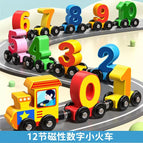 Large 12-section magnetic train (color box model nc)