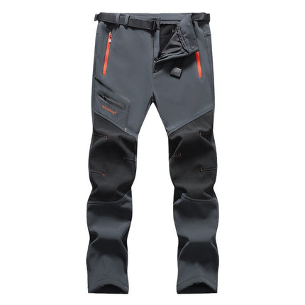 Cross-border explosions soft shell assault pants for men and women autumn and winter thick warm outdoor wear-resistant ski climbing pants waterproof wholesale