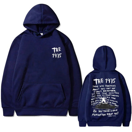 The 1975 about You Graphic Print Hoodies Being Funny in a Fo