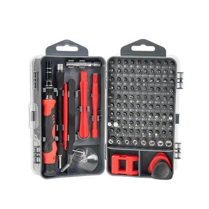 Hardware Clock 115-in-1 Screwdriver Set Crv Material Cross-Border Wholesale Disassembly Tool Set