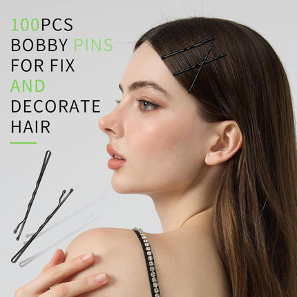 Cross-Border 300-Piece Set Brown Hair U-Shaped Clip Box Metal Hair Clip Set Amazon Bestseller