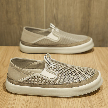 2025 Comfortable Breathable Mesh Casual Shoes High Quality Lightweight Wear-Resistant Sports Shoes Middle-Aged Hiking Shoes Walking Shoes