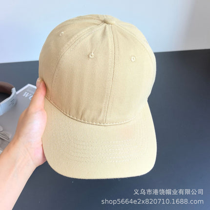 2025 New Korean Style Sweet Little Flower Baseball Cap for Women with Wide Brim and Face-Showing Duck Cap with Little Expert Hat