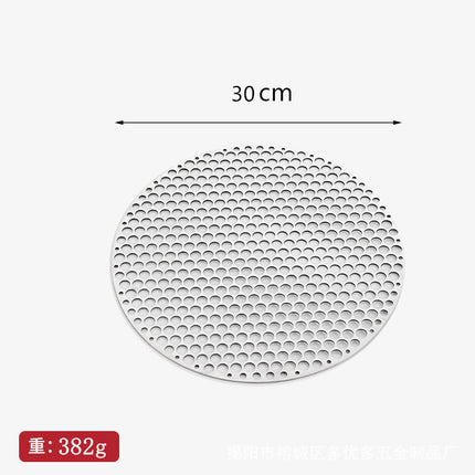 Round Carbon Grill Net Commercial Barbecue Grate Thickened Grill Net Round Grill Plate