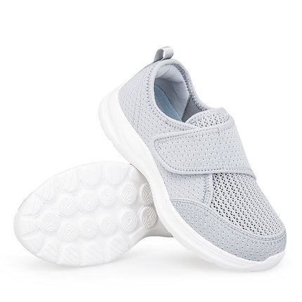 Widened Walking Shoes for the Elderly, Summer Fly-Woven Mesh, Lightweight, Fashionable and Simple Rehabilitation Shoes, Fashionable Mother's Shoes, Elderly Shoes