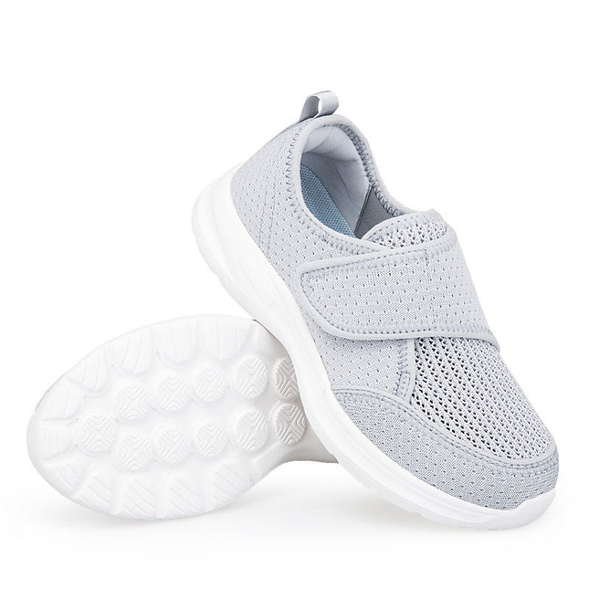 Widened Walking Shoes for the Elderly, Summer Fly-Woven Mesh, Lightweight, Fashionable and Simple Rehabilitation Shoes, Fashionable Mother's Shoes, Elderly Shoes