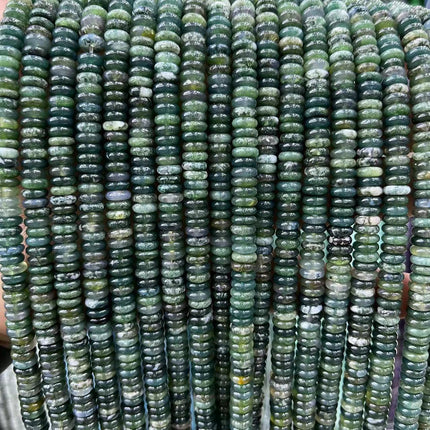 2×6 Natural Stone Colorfuled Crystal Abacus Beads Spacer Beads Beads Cross-Border Hot-Selling Jewelry DIY Bracelet Necklace
