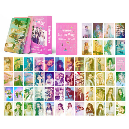 Korean Star 55 Boxed Small Cards Stray (g) I-Dle Ive Ateez Collection Lomo Cards Cross-Border