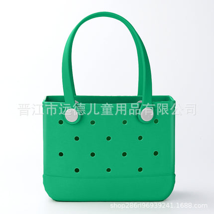 [9.9 Yuan] [Random] [Slightly Defective] Eva Beach Bag Hole Bag Satchel Handbag Waterproof Travel Sand