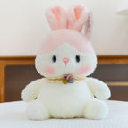 13cm [hand rope] / Milk puff table with rabbit
