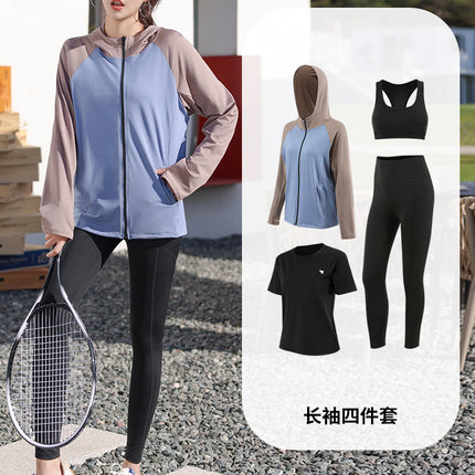 Yoga Clothes Plus Size Spring and Summer Suit for Women 2025 Running Loose Casual Sports Gym Morning Run Fashion New Style