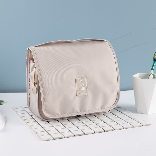 Ins-Style Toiletry Bag, Portable Women's Handbag, Striped Waterproof Makeup Bag, Antibacterial Ins-Style