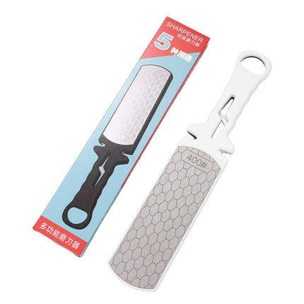 Factory direct supply emery sharpening artifact household kitchen knife sharpening stone 400 mesh double-sided multi-function sharpener