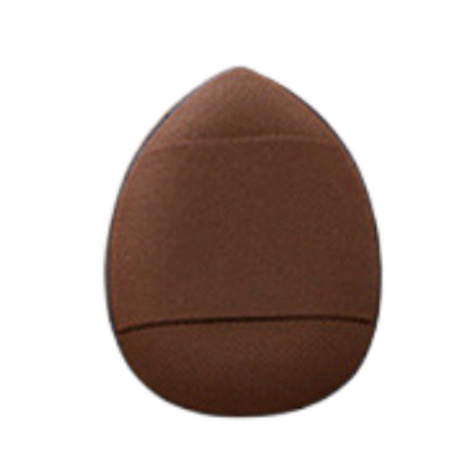 Chocolate Biscuit Powder Puff Cushion Flocking Mini Thumb Concealer for Sunburn, Dual-Use for Dry and Wet, Non-Absorbent Loose Powder