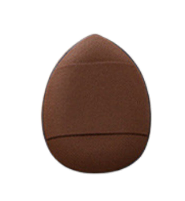 Chocolate Biscuit Powder Puff Cushion Flocking Mini Thumb Concealer for Sunburn, Dual-Use for Dry and Wet, Non-Absorbent Loose Powder