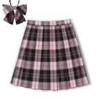 [pink mist sea] 39cm + same style bow tie + sock hanger / XS