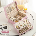 Upgraded pink jewelry box