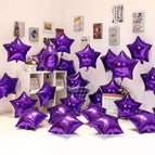 18inch purple five-pointed star