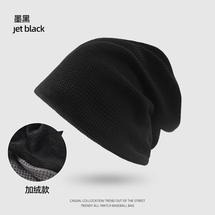 Postpartum Confinement Hat Autumn and Winter Face-Slimming Hat Windproof Cold-Proof Maternity Turban Warm Slouchy Beanie Pullover Hat for Women