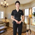 Black short-sleeved trousers / S