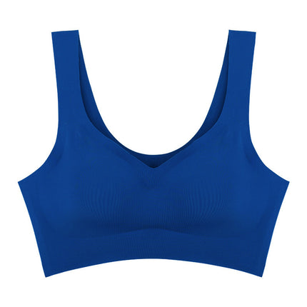 Japanese Anxin Fourth Generation Seamless Push-Up Sleep Bra Wireless Yoga Sports Women's Underwear Soft Cup Breast Enhancement