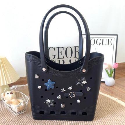 EVA Hole Bag 2025 Cross-border New Fashion Seaside Waterproof Beach Bag Large Capacity Tote Bag Single Shoulder Bag