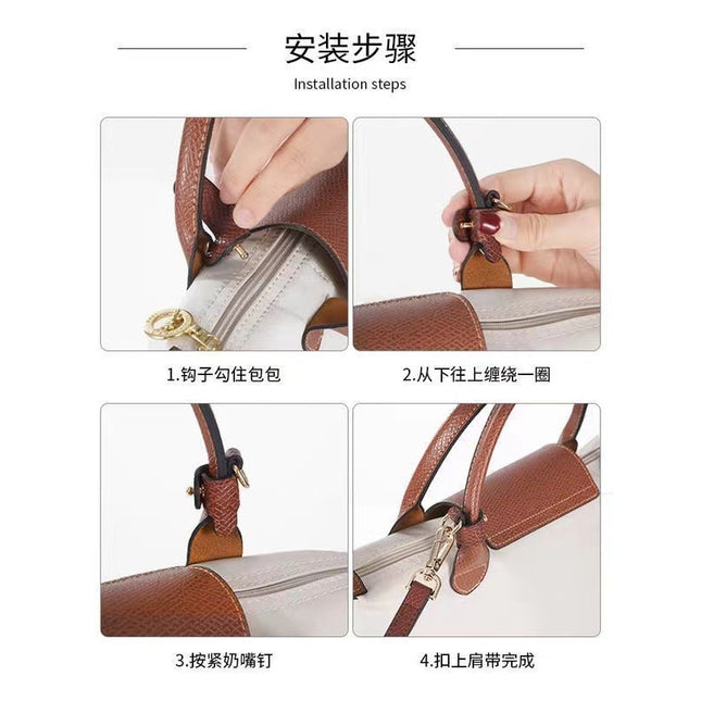 Xinyu craftsman Longxiang mini bag shoulder strap longcham Longxiang mini dumpling bag modification bag with accessories p