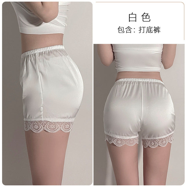 Meishilan Lace Safety Pants Women's Anti-walking Summer Home Short Anti-wolf Leggings Outer Wearing Safety Pants 246