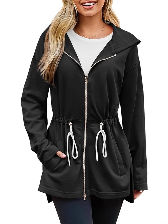 European and American Cross-Border Amazon Ebay Autumn and Winter Women's Sweatshirt Pure Color Hoodie Plush Fleece Jacket Jacket