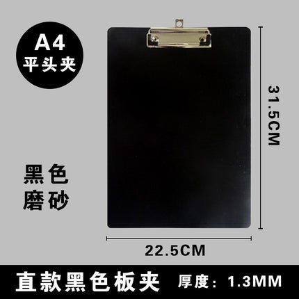 A4 Rose Red Data board clip writing pad paper Strong stationery folder contract bill pink writing pad