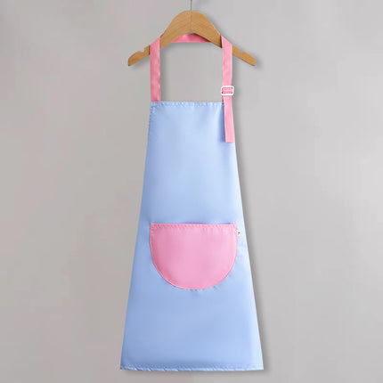 Children's apron painting waterproof antifouling studio cartoon apron big children's kindergarten apron overalls custom logo