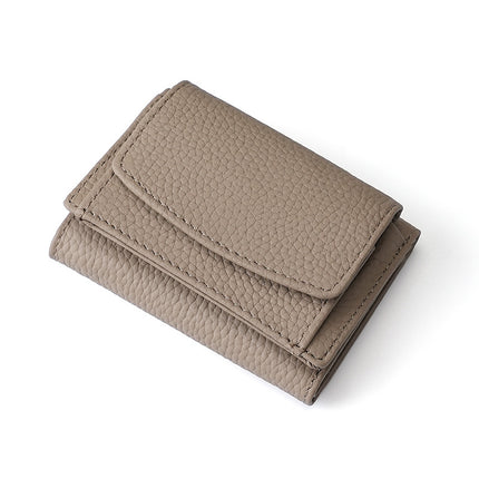 Japan Amazon Lotte Women's Genuine Leather Small Purse rfid Coin Bag Wallet Foreign Trade Mini Short Money Cloth