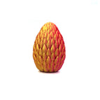 14CM Dragon Scale Egg-Laser Red Gold