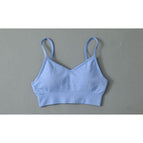 Blue halter bra / S