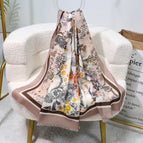 Flower note-khaki / Above 175cm