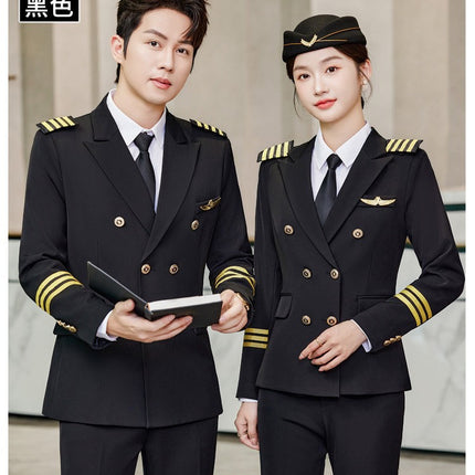 Men's Security Uniform Professional Attire Manufacturer Property Concierge Security Spring and Autumn Long-Sleeved Workwear Suit Security Workwear
