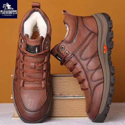 Paul 2025 Autumn and Winter New Sports and Casual Shoes Non-Slip Casual High-Top Trendyy Versatile Men's High-End Versatile Shoes