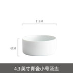4.3inch celadon small soup cup