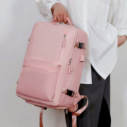Cross-Border Simple Large-Capacity Business Commuter Backpack High-End Backpack Men's Travel Bag Multi-Functional Computer