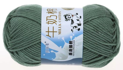 Five-Strand Milk Cotton Wool Ball Wholesale Medium Thick Thread Crochet Doll Shoes Scarf Handmade DIY Knitting Material Package
